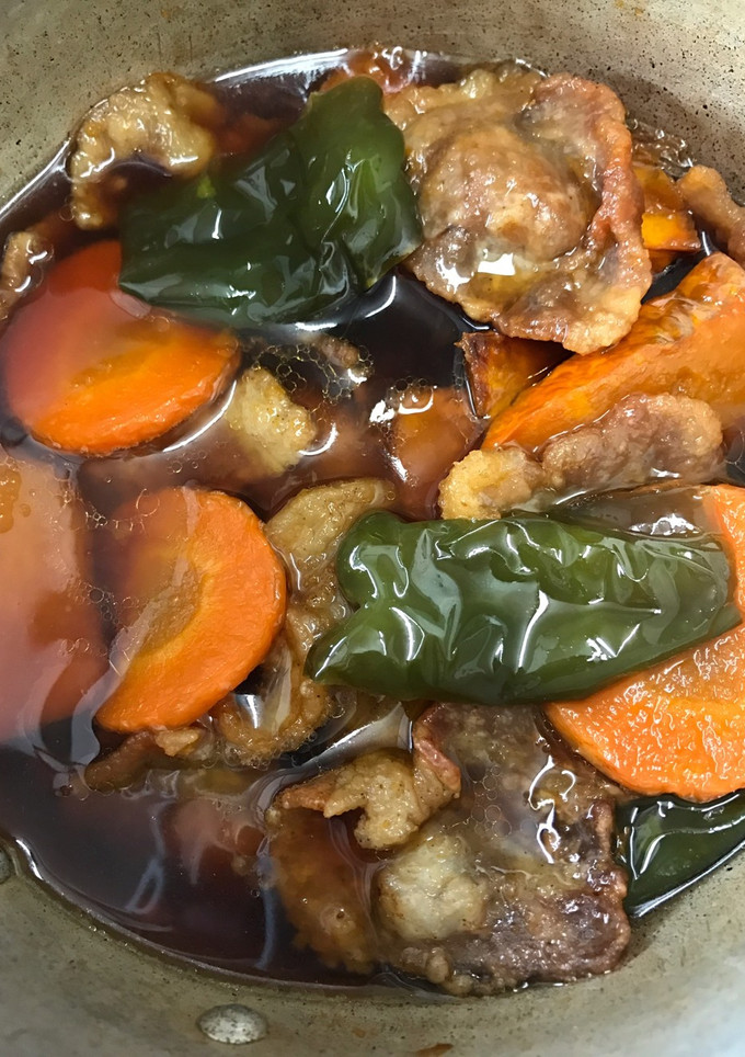 豚肉と野菜の揚げ煮-レシピのメイン写真