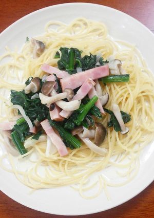 クリームパスタ-レシピのメイン写真