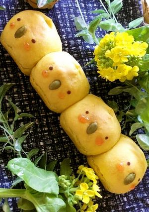 発酵1分！オカメインコちぎりパン-レシピのメイン写真