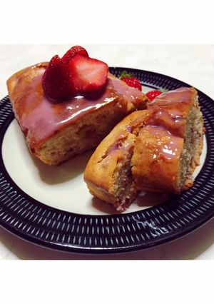イチゴづくしのパウンドケーキ♡-レシピのメイン写真
