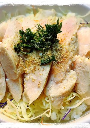 ヘルシー鳥ささみ丼-レシピのメイン写真