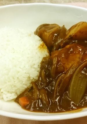 ハンバーグIN☆野菜たっぷりハヤシライス-レシピのメイン写真