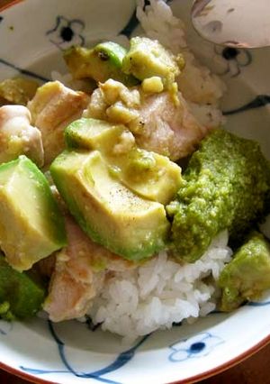 バジルマヨチキン丼-レシピのメイン写真