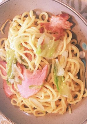簡単楽チン塩中華風焼きそば-レシピのメイン写真