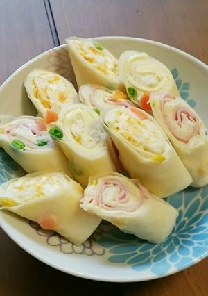 そのままパクリ！ロールサンド-レシピのメイン写真