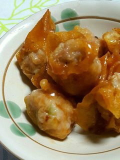 揚げワンタンのケチャップ甘酢餡かけ-レシピのメイン写真