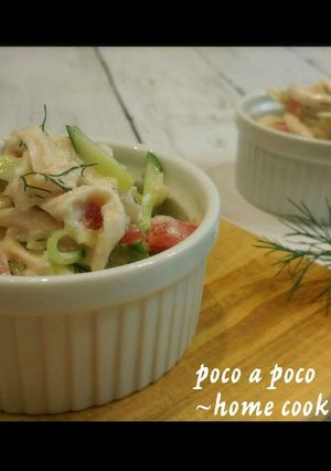 しっとり♡レンチン鶏のディルのサラダ-レシピのメイン写真