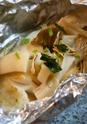 鱈とエリンギのホイル焼き☆松茸風味-レシピのメイン写真