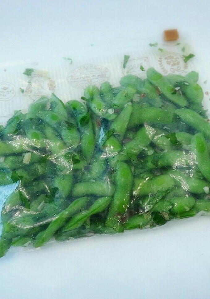 簡単＊香味野菜と枝豆の昆布茶和え-レシピのメイン写真
