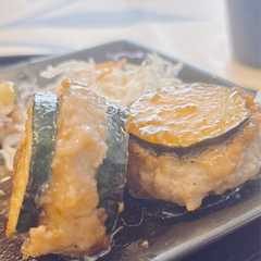 รูปของ ズッキーニのはさみ焼き
