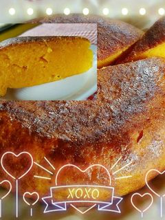 ♡簡単にんじんジャムスフレチーズケーキ♡-レシピのメイン写真