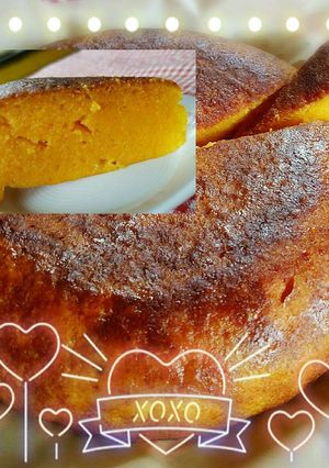 ♡簡単にんじんジャムスフレチーズケーキ♡-レシピのメイン写真