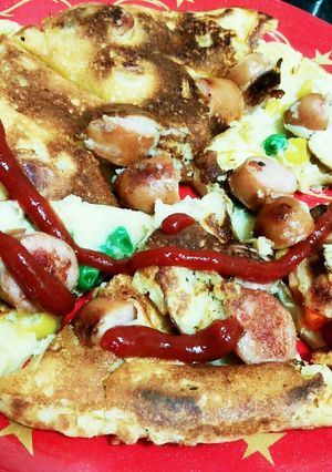 おかずパンケーキ☆-レシピのメイン写真