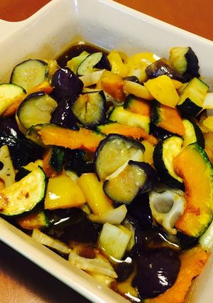 色々野菜の揚げ浸し-レシピのメイン写真