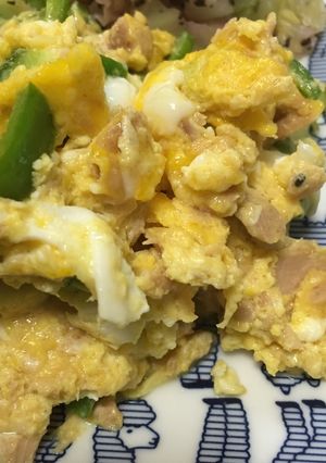 糖質制限的ツナマヨスクランブルエッグ-レシピのメイン写真