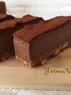 バレンタインに☆濃厚チョコチーズケーキ-レシピのメイン写真
