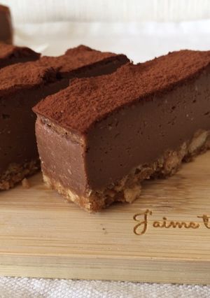 バレンタインに☆濃厚チョコチーズケーキ-レシピのメイン写真