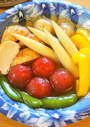 夏野菜の冷やしおでん-レシピのメイン写真