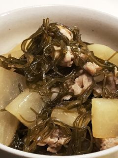 豚小間と大根と刻み昆布☆炒め煮-レシピのメイン写真