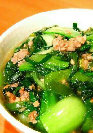 緑の野菜の中華あん-レシピのメイン写真