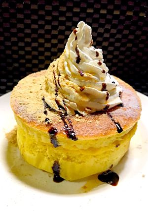 極厚パンケーキ♡ふわふわ-レシピのメイン写真