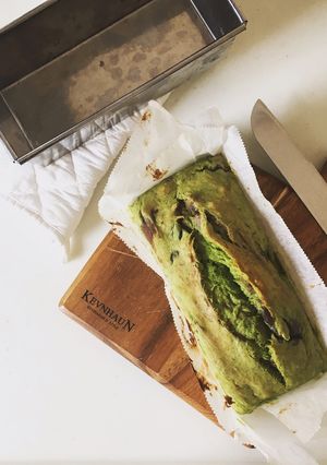 しっとり！よもぎと餡子のパウンドケーキ-レシピのメイン写真