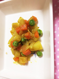 コロコロ野菜のカレー炒め-レシピのメイン写真