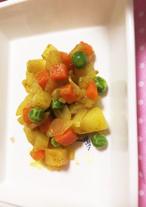 コロコロ野菜のカレー炒め-レシピのメイン写真