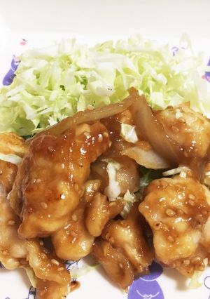 ささみの照りマヨ焼き-レシピのメイン写真