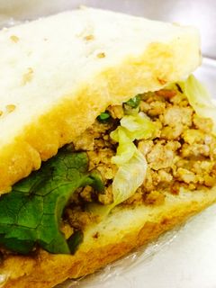 ハンバーグのリメイク・サンドイッチ!-レシピのメイン写真