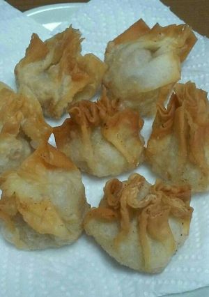 簡単おつまみ！ツナマヨ揚げワンタン-レシピのメイン写真