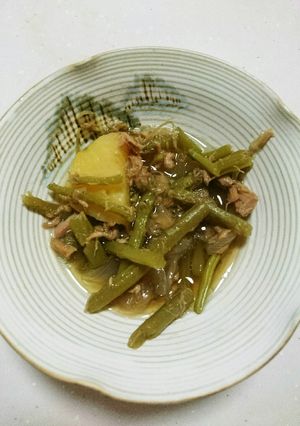 食べやすく簡単 ミズ山菜シーチキン煮♪-レシピのメイン写真