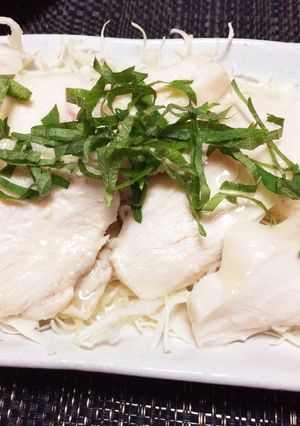 簡単!糖質制限OK!しっとり鶏胸肉-レシピのメイン写真