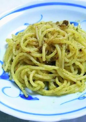 紫蘇ペーストのペペロンチーノ-レシピのメイン写真