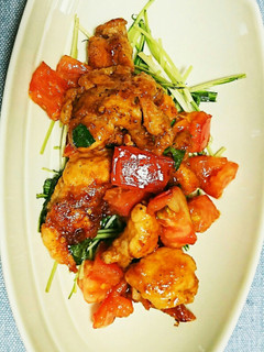鶏モモ肉とトマトの照り焼き-レシピのメイン写真
