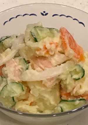 電子レンジで簡単、ポテトサラダ！-レシピのメイン写真