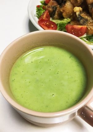 スナップえんどうスープ-レシピのメイン写真