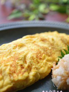 巻かないだし巻き卵♪和風オムレツ-レシピのメイン写真