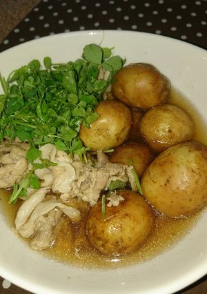 美味!新じゃがと豚肉の煮物-レシピのメイン写真