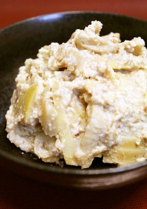 夕食・酒の肴♪美味♪厚揚げで淡竹の白あえ-レシピのメイン写真