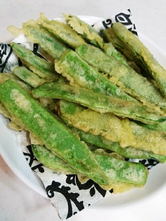 モロッコ豆の天ぷら-レシピのメイン写真