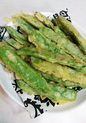 モロッコ豆の天ぷら-レシピのメイン写真