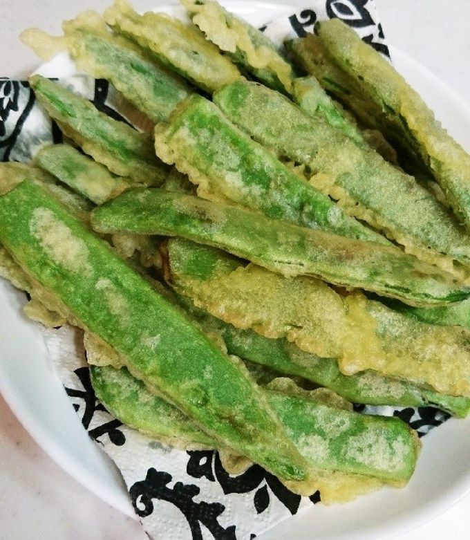 モロッコ豆の天ぷら-レシピのメイン写真