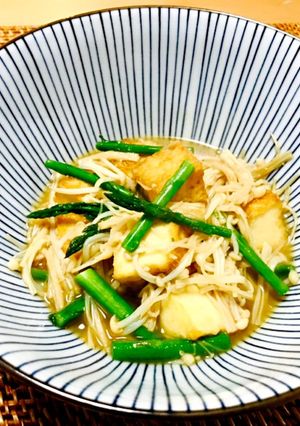 厚揚げとえのきの炒め物-レシピのメイン写真