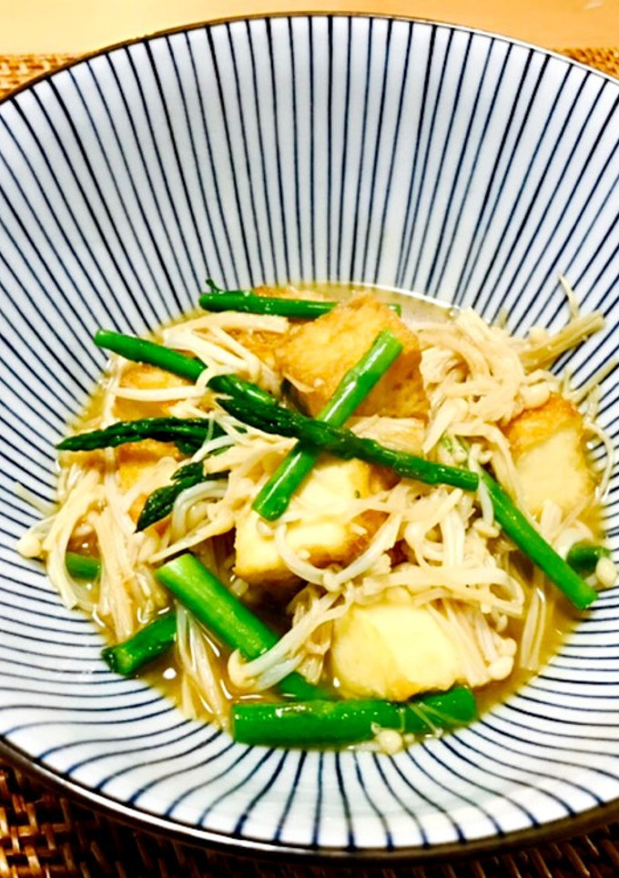厚揚げとえのきの炒め物-レシピのメイン写真