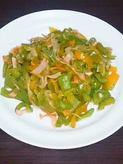 お手軽★ハムと色々野菜の炒め物-レシピのメイン写真
