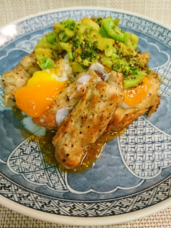豚しめじ巻温玉のせ-レシピのメイン写真