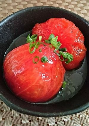 丸ごとトマトのレモン醤油漬け-レシピのメイン写真