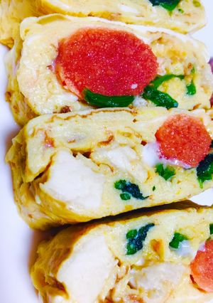 明太子とササミの卵焼き-レシピのメイン写真
