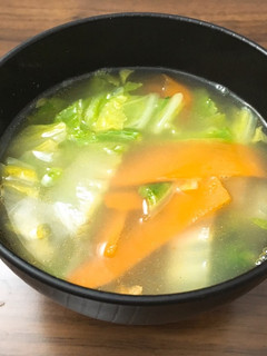 香味ペーストだけで作る白菜の中華スープ-レシピのメイン写真